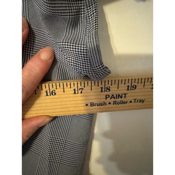 RB Collection New York Vintage 90s Gray Plaid Dress Professional size 8 - Picture 10 of 12